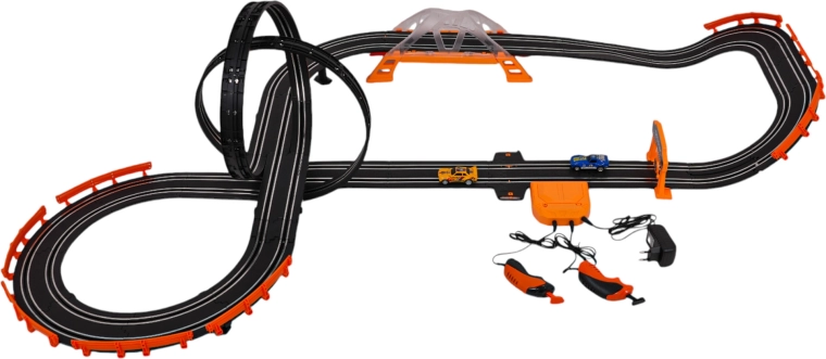 Pista da corsa Track Master con illuminazione e accessori