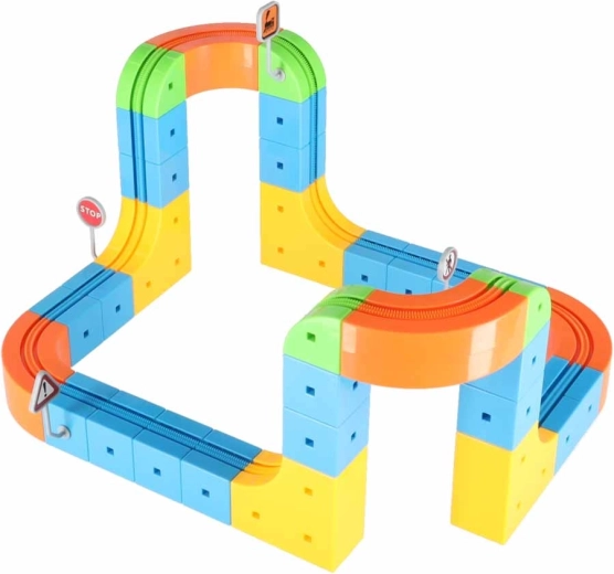 Pista modulare da 65 pezzi