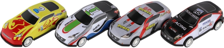 Colori vivaci e grafica da corsa