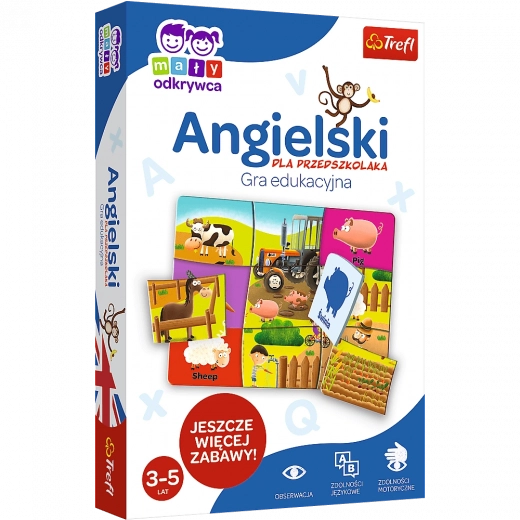 Gioco Educativo Inglese per Scuola Materna - Piccolo Esploratore Trefl