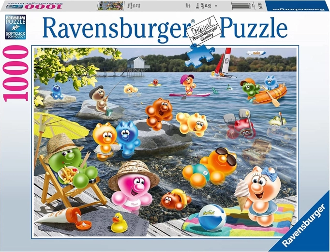 Puzzle Ravensburger Gelini al mare 1000 pezzi