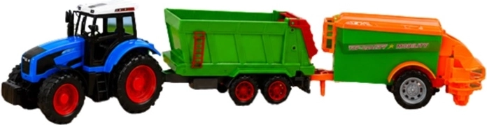 Trattore con macchine agricole