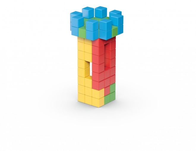 Costruzioni 3D grazie ai magneti su tutti i lati