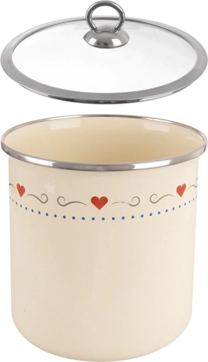 Acciaio smaltato resistente in un design elegante