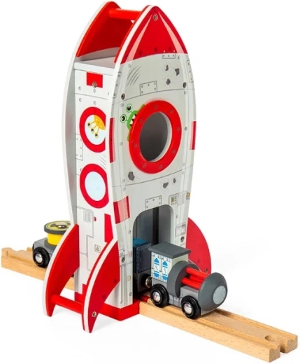 Tunnel spaziale che dà vita a ogni ferrovia giocattolo