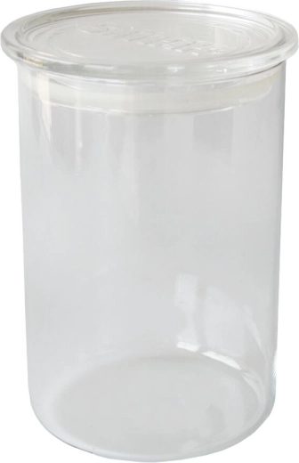 Barattolo in vetro con coperchio in plastica 0,96 × 14,5 cm