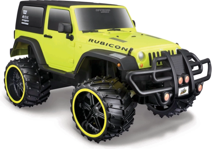 Maisto RC Jeep Wrangler Rubicon fuoristrada giallo 1:16