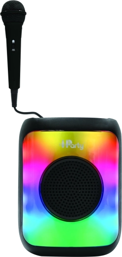 Divertimento karaoke con microfono