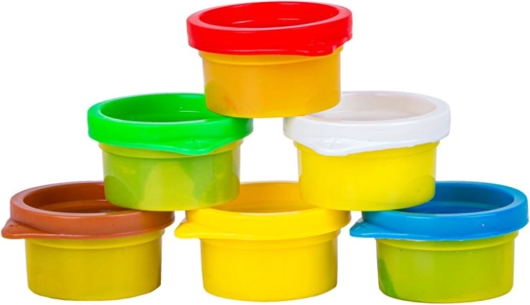 6 colori di pasta modellabile morbida per combinazioni infinite