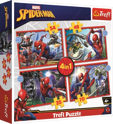 Puzzle 4v1 Spider-Man Eroico