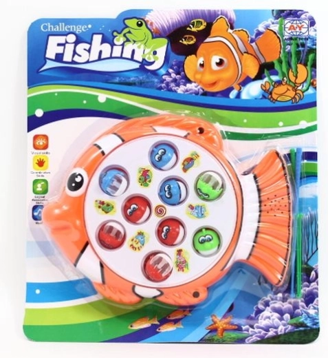 Gioco interattivo per bambini pesca dei pesciolini a batteria