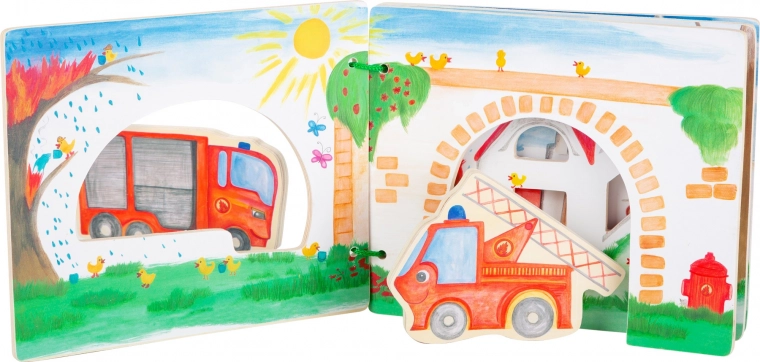 Libretto di legno Pompieri