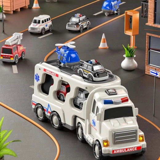 Trasportatore per giocare e riporre i veicoli