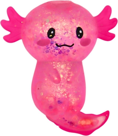 Simpatico axolotl in diversi colori