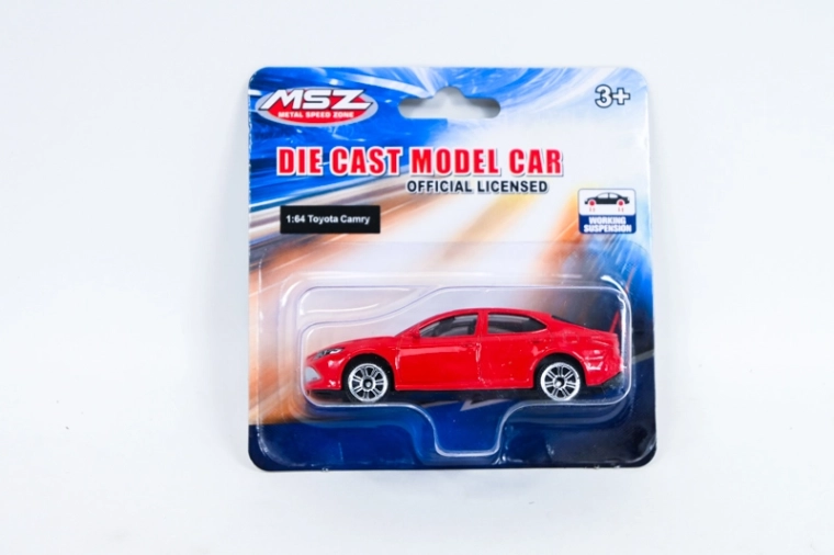 MSZ Toyota Camry modello di auto rosso 1:64