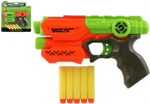 Pistola a dardi in gommapiuma per bambini