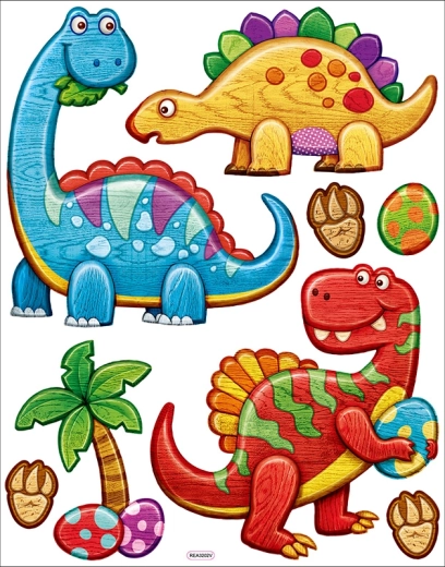 Adesivi decorativi da parete Dino