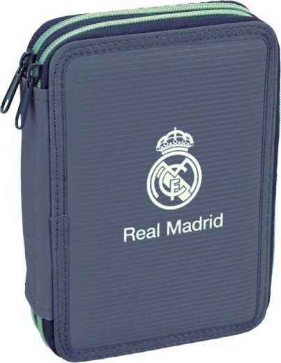 Astuccio scolastico a due scomparti Back me up Real Madrid completamente attrezzato - 1 pezzo