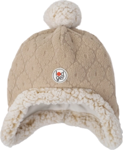 Cappellino in pile Lodger Hatter Folklore beige 0–3 mesi