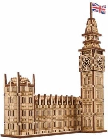 Ugears puzzle meccanico in legno 3D Big Ben