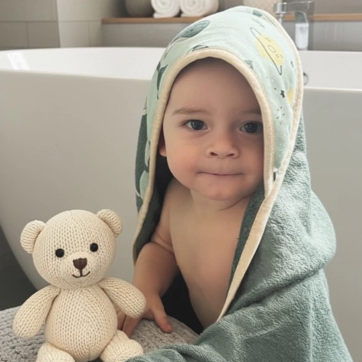 Cappuccio per calore e comfort dopo il bagno