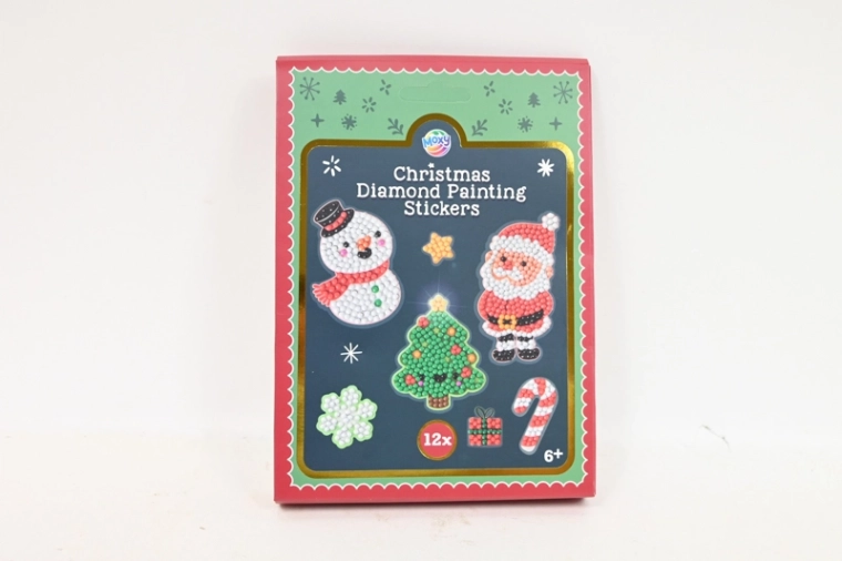 Adesivi diamantati natalizi CCG da decorare (12 pz)