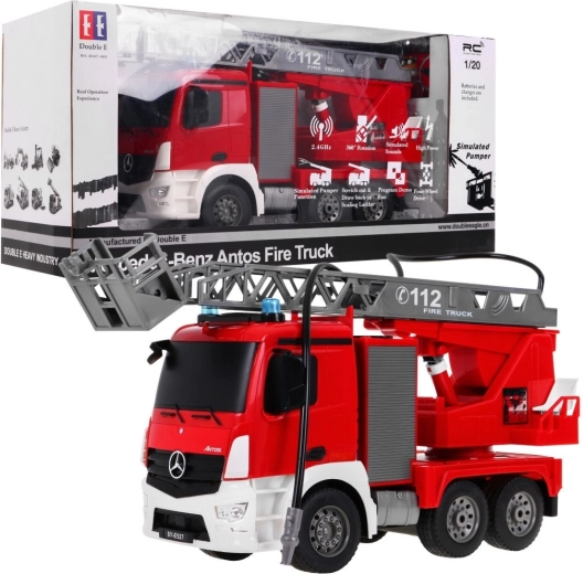 Camion dei pompieri RC Mercedes-Benz Antos 1:20 Double E