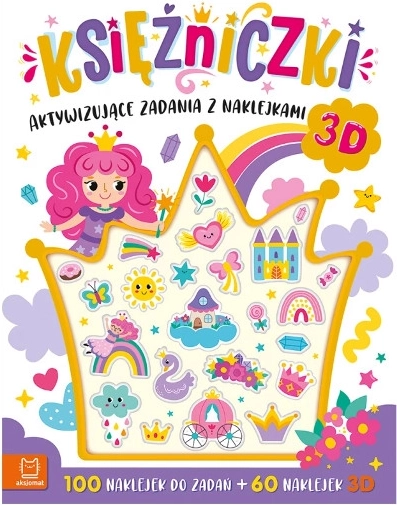 Principesse – compiti attivi con adesivi 3D
