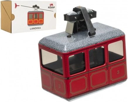 Modello di funivia in metallo per bambini