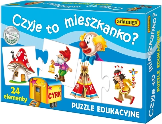 Gioco “Di chi è questa casa?” Puzzle per bambini