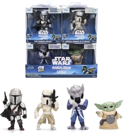 Figurina in metallo Star Wars The Mandalorian 6,5 cm - 1 pezzo