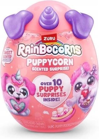 ZURU Rainbocorns Puppycorn sorpresa – cucciolo di peluche nell’uovo a sorpresa