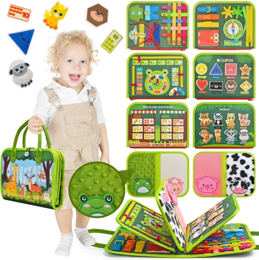 2Kids Toys libro sensoriale busy animali