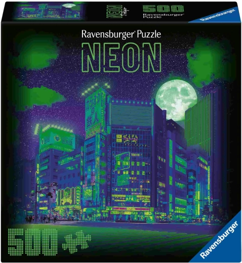 Ravensburger collezione neon Tokyo puzzle 500 pezzi
