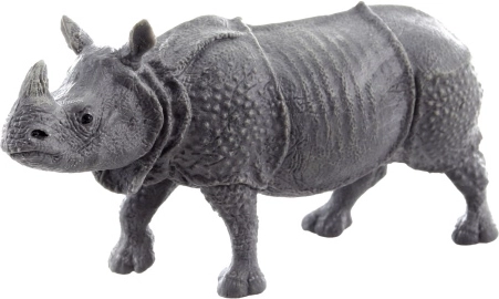 Rinoceronte figurina in plastica 14 cm