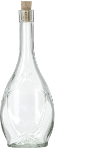 Bottiglia in vetro Ikona 500 ml con tappo in sughero