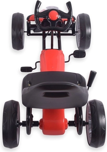 Trasmissione a catena sicura e freno a mano