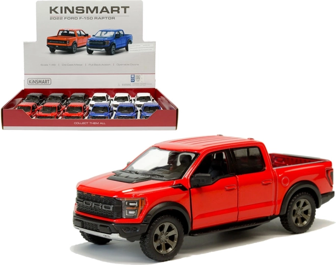 Modello in metallo Ford F‑150 Raptor 2021 a retrocarica