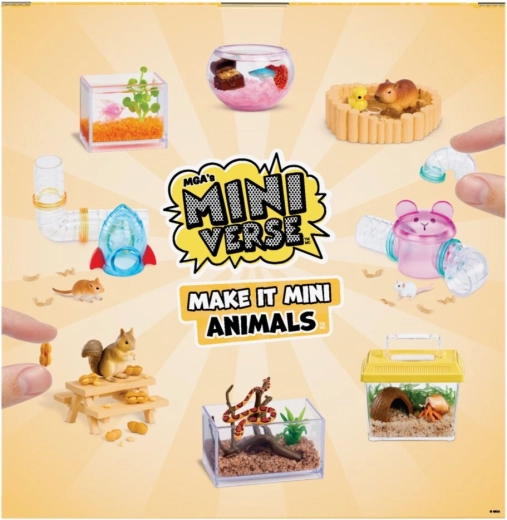 MGA Miniverse Make It Mini Animals serie 2 capsula sorpresa - 1 pezzo