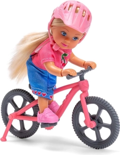 Mountain bike rosa per un gioco dinamico