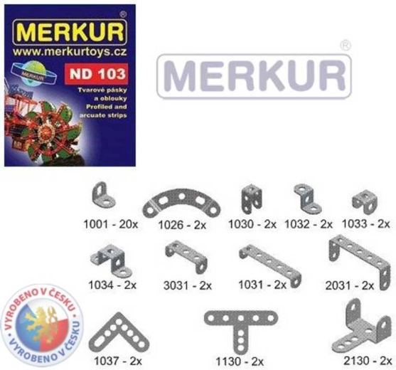 Merkur listelli e archi – pezzi di ricambio ND 103