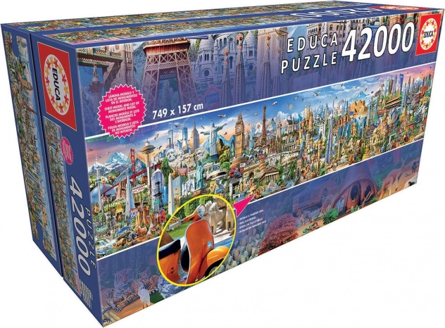 Puzzle del mondo Educa 42000 pezzi