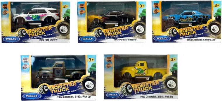 Monster truck Welly Big Wheel – auto fuoristrada con grandi ruote