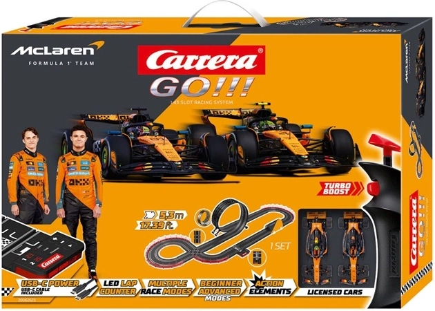 Pista elettrica Carrera GO!!! McLaren Racing