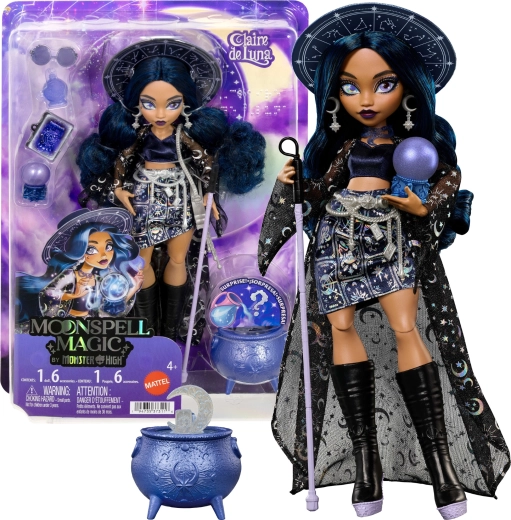 Monster High Moonspell Magic bambola Claire de Luna 26 cm con accessori
