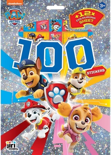 Adesivi e pagine da colorare Paw Patrol (100 pz)