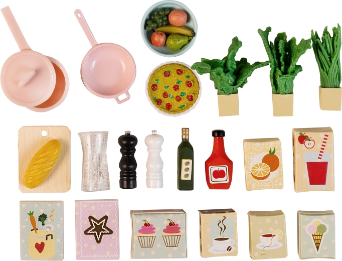 Accessori da cucina e alimenti Lundby per casa delle bambole