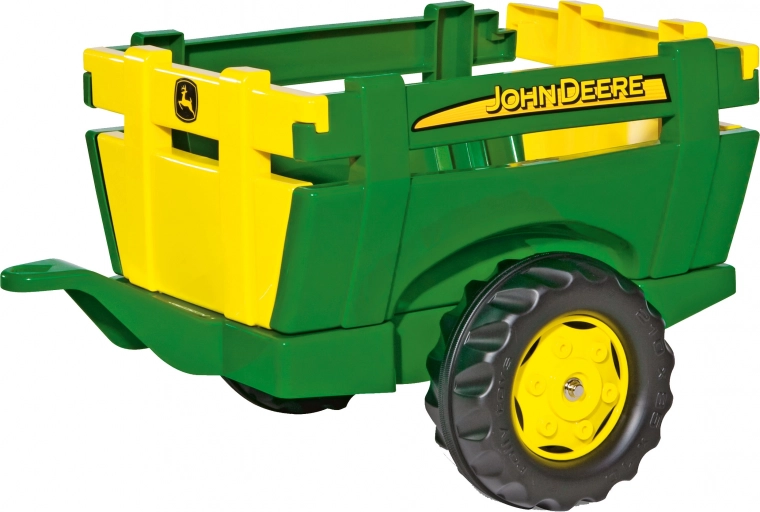 Rimorchio Rolly Toys John Deere con sponde apribili