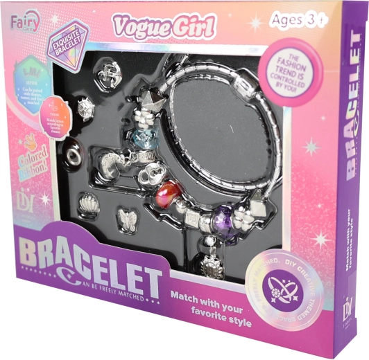 Braccialetti da bambina con ciondoli - 2 pezzi