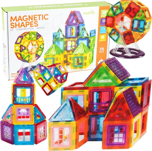 Costruzioni magnetiche 3D – 70 pezzi